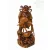 Nevető Buddha különleges, kézzel faragott fa szobor – 101 cm