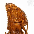 Haragvó, védelmező Ganesha különleges, kézzel faragott fa szobor – 120 cm