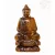 Amitabha Buddha különleges, kézzel faragott fa szobor – 80 cm