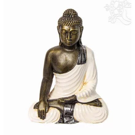 Shakyamuni Buddha színes rezin szobor - 40 cm