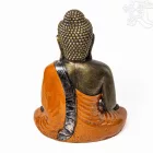 Shakyamuni Buddha színes rezin szobor - 40 cm