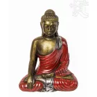 Shakyamuni Buddha színes rezin szobor - 40 cm