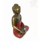 Shakyamuni Buddha színes rezin szobor - 40 cm