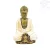 Amitabha Buddha színes rezin szobor - 9 cm