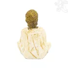 Amitabha Buddha színes rezin szobor - 9 cm