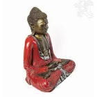 Amitabha Buddha színes rezin szobor - 40 cm