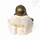 Nevető Buddha színes rezin szobor - 30 cm