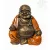Nevető Buddha színes rezin szobor - 30 cm
