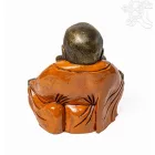 Nevető Buddha színes rezin szobor - 30 cm