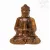 Imádkozó Buddha fa faragott szobor - 27 cm
