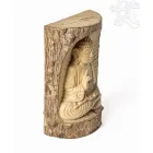Tanító Buddha krokodilfából faragott szobor – 30 cm