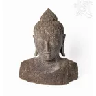 Kőből faragott Buddha fej – 45 cm