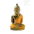 Amitabha Buddha színes rezin szobor - 6,5 cm