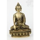 Shakyamuni Buddha réz szobor, matt sárga- 21 cm