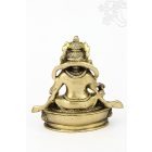 Zambala réz szobor, matt sárga -14 cm