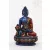 Gyógyító Buddha kézzel festett rezin szobor- 11 cm