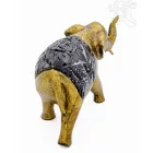 Mintás rezin (műgyanta) elefánt - 10 cm