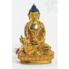Gyógyító Buddha aranyozott szobor - 15 cm