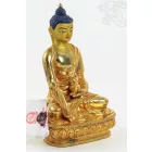 Gyógyító Buddha aranyozott szobor - 15 cm