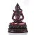 Buddha és Shakti (Samantabhadra) rezin szobor, vörös színű - 21 cm