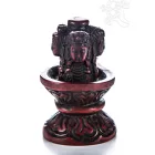 Lingam vörös rezin szobor - 8 cm