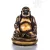 Nevető Buddha rezin szobor, csont  színű - 8 cm