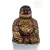 Nevető Buddha rezin szobor, csont színű - 10 cm