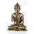 Áldó Buddha réz szobor, matt sárga - 20cm