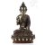 Áldó Buddha réz szobor, arany-vörös - 26cm