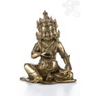 Zambala réz szobor, matt sárga - 17cm
