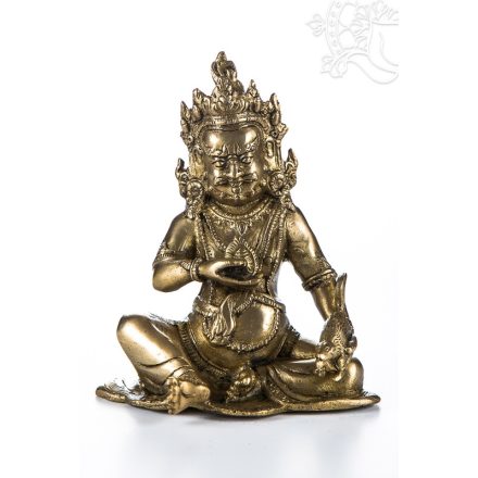 Zambala réz szobor, matt sárga - 17cm