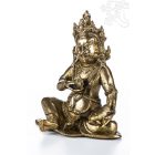 Zambala réz szobor, matt sárga - 17cm