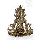 Zambala réz szobor, matt sárga - 30cm