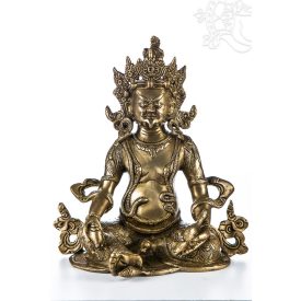 Zambala réz szobor, matt sárga - 30cm