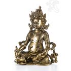 Zambala réz szobor, matt sárga - 30cm