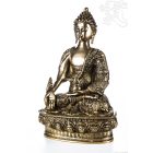 Gyógyító Buddha réz szobor, matt sárga - 30cm