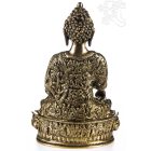 Shakyamuni Buddha réz szobor, matt sárga - 30cm