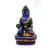 Gyógyító Buddha kézzel festett rezin szobor - 9 cm