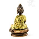 Amitabha Buddha réz szobor, arany-bronz - 8 cm