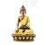 Shakyamuni Buddha réz szobor, arany-bronz - 14cm