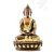 Amitabha Buddha réz szobor, arany-bronz - 21cm