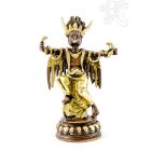 Garuda réz szobor, arany-bronz - 21 cm