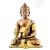 Gyógyító Buddha réz szobor, alj nélkül, arany-bronz - 20 cm