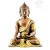 Shakyamuni Buddha réz szobor, alj nélkül - arany-bronz - 20 cm