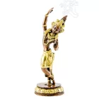 Táncoló Tara réz szobor, arany és bronz - 22 cm