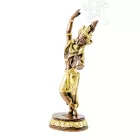 Táncoló Tara réz szobor, arany és bronz - 22 cm