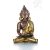 Amitabha Buddha réz szobor, alj nélkül, arany-bronz- 8 cm
