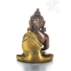 Amitabha Buddha réz szobor, alj nélkül, arany-bronz- 8 cm