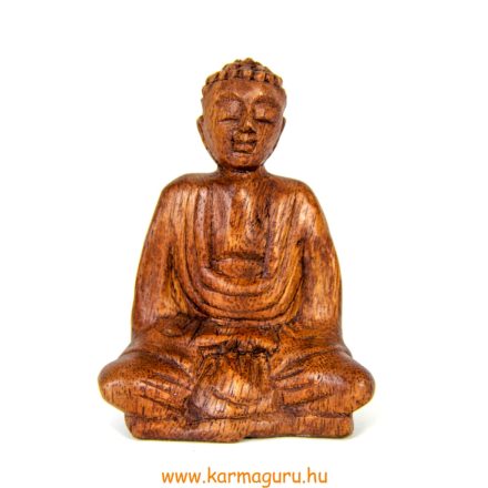 Amitabha Buddha fa faragott szobor - 10-11 cm