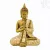 Imádkozó Buddha színes rezin szobor - 20 cm